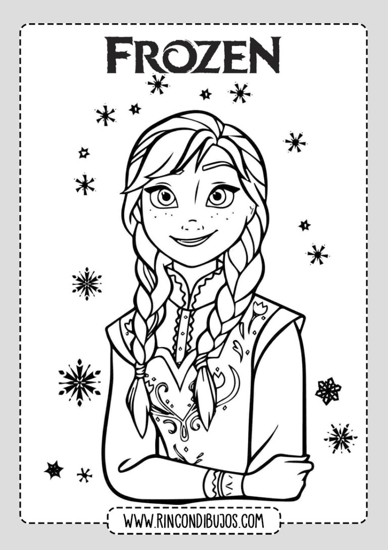 Dibujos De Frozen Para Colorear Imprimibles Y Gratis