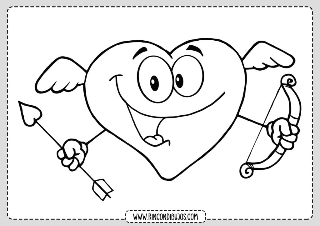 Dibujos De Corazones Para Colorear Laminas Gratis