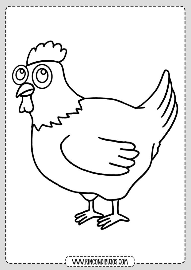 Dibujos De Gallinas Para Colorear Imprimir Y Colorear