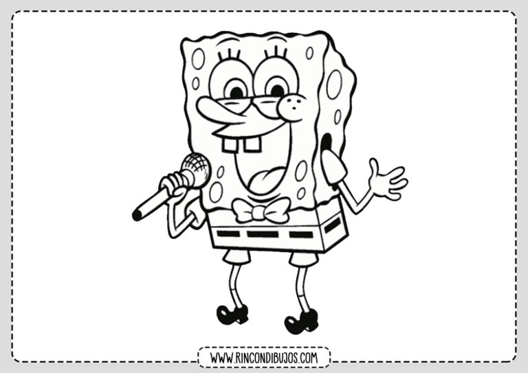 Colorear Dibujos De Bob Esponja Rincon Dibujos